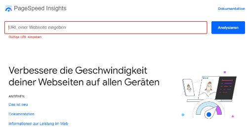 page speed insights