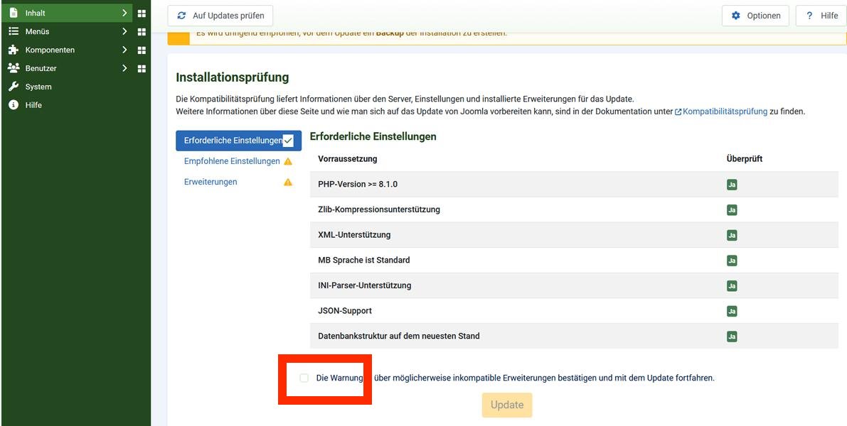 feser joomla 6 update 03
